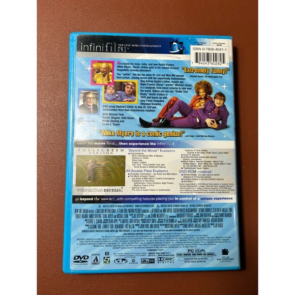 Austin Powers in Goldmember DVD Mike Myers Beyoncé Knowles Comedy - Picture 2 of 3